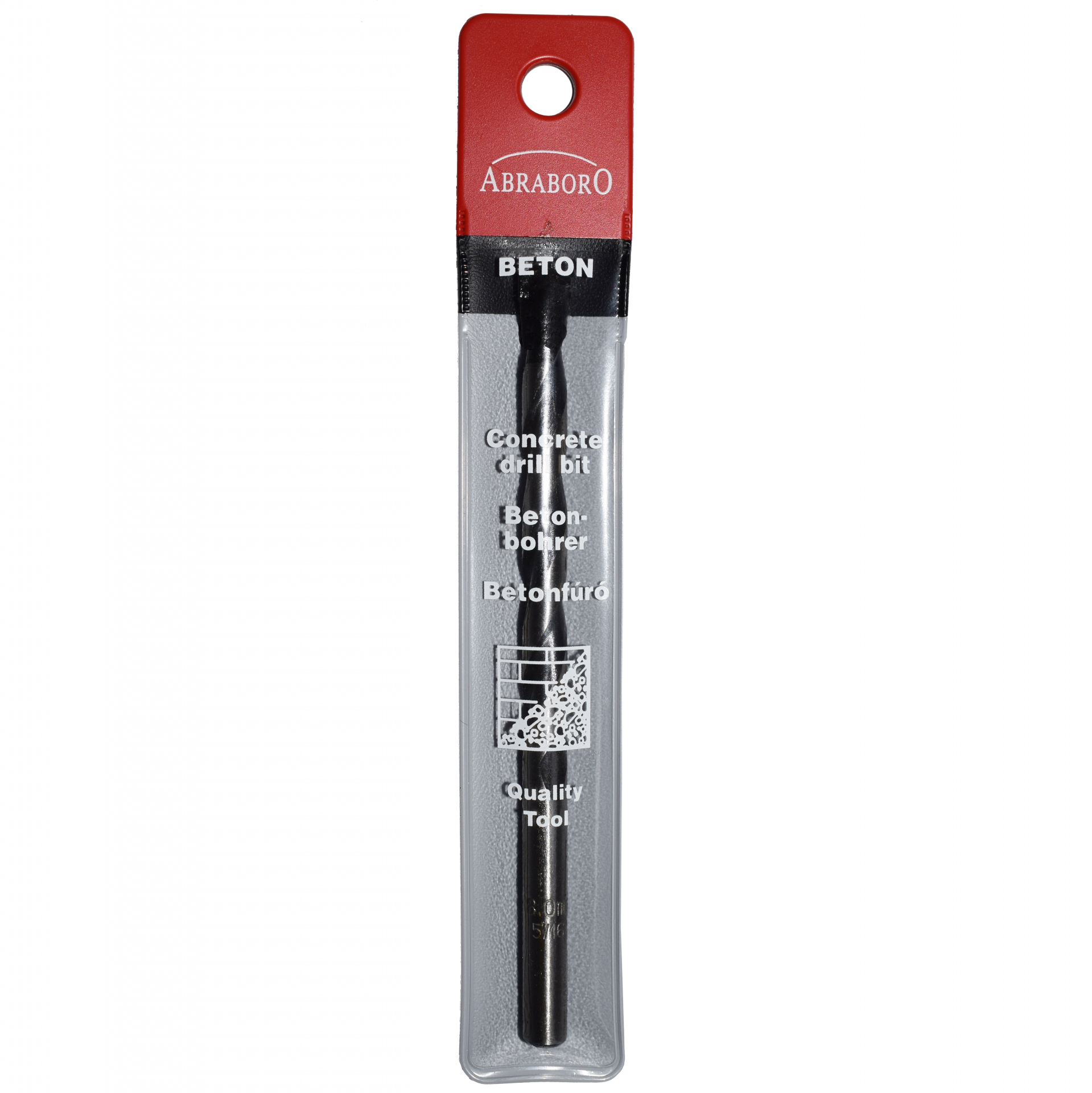 Abraboro 5 x 85 / 50 mm Standard hengeres szárú betonfúró tasakban termék fő termékképe