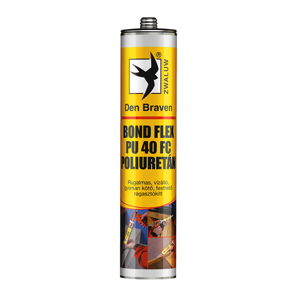 Den Braven Bond Flex PU 40 FC poliuretán ragasztó, fehér, 300 ml termék fő termékképe
