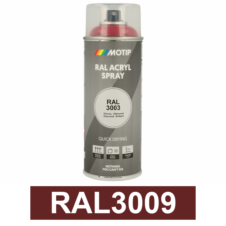 Motip Ipari festék spray, RAL3009, 400 ml termék fő termékképe