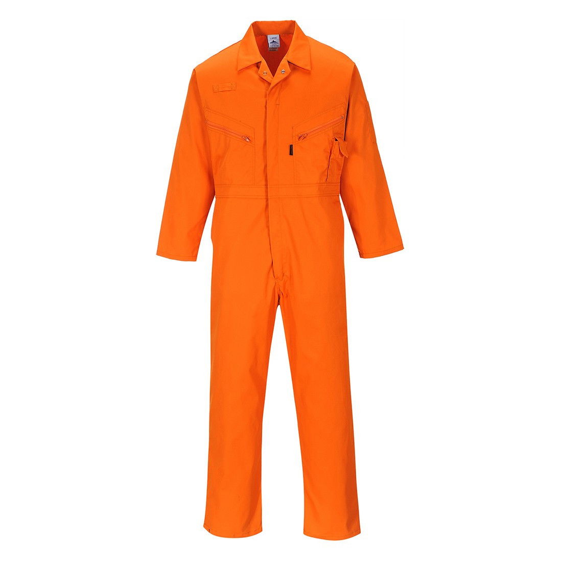 Portwest C813 - Liverpool Zip overál, hosszított, narancs termék fő termékképe