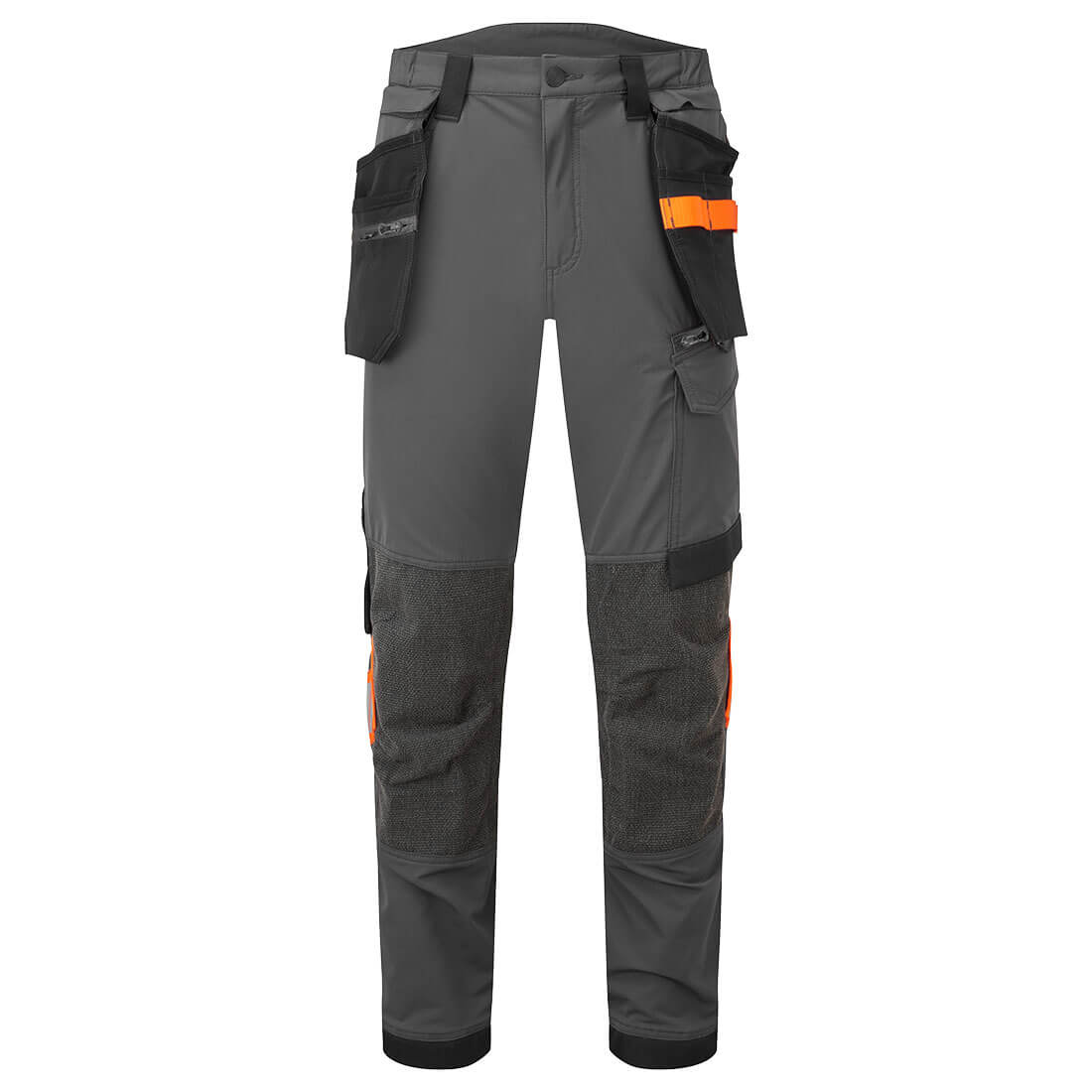 Portwest EV440 - EV4 Stretch Holster nadrág lecipzározható lengőzsebbel, rövidített, mole szürke termék fő termékképe